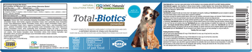 Total-Biotics label